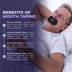 Muzzle® Mouth Tape for Adults (Medium Hold)