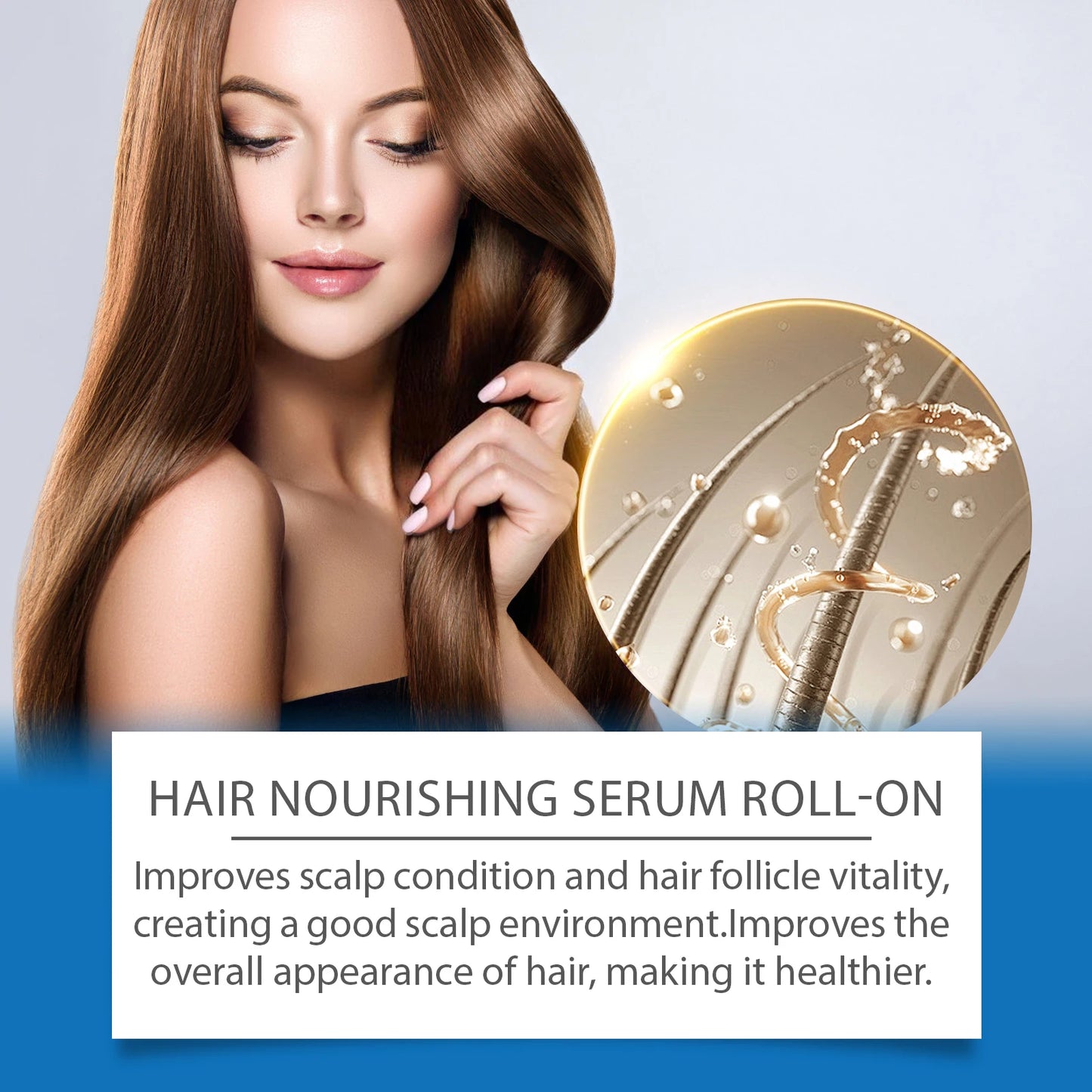 Rosemary Hair Growth Serum Roll-On | Nourishing Scalp & Stronger Hair