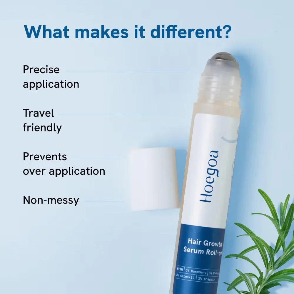 Rosemary Hair Growth Serum Roll-On | Nourishing Scalp & Stronger Hair