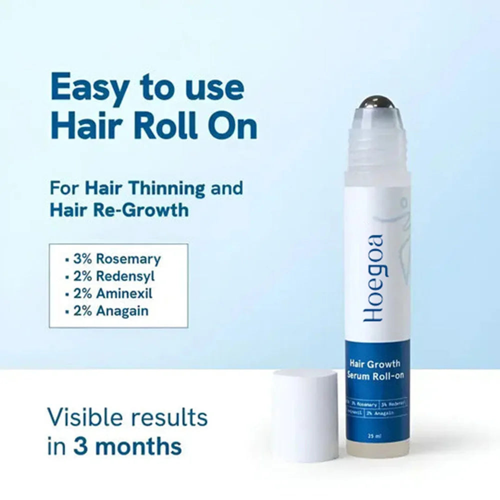 Rosemary Hair Growth Serum Roll-On | Nourishing Scalp & Stronger Hair